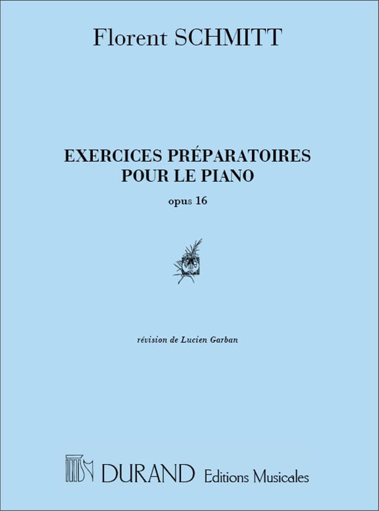 Exercices Préparatoires Pour le Piano, Opus 16
